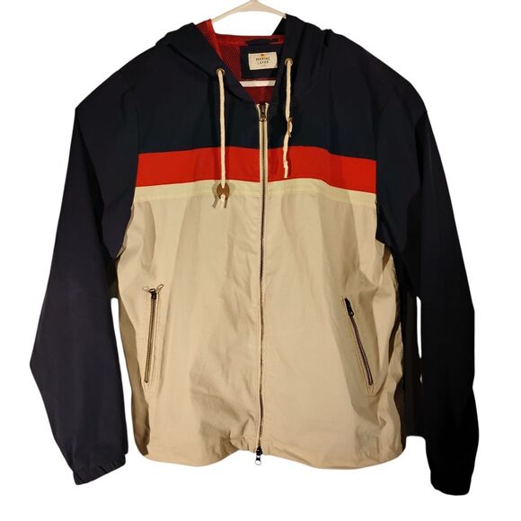 Marine Layer jacket mens L Large full zip windbreaker hoodie hooded 14984 - Picture 1 of 9